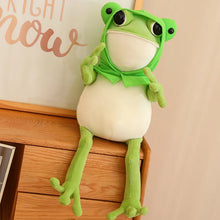 Lade das Bild in den Galerie-Viewer, Niedliches Frosch Kuscheltier mit Umhang | Zum Knuddeln, Verschenken & Liebhaben!