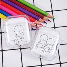 Lade das Bild in den Galerie-Viewer, Funny Man Case für AirPods | Lustiges Cartoon Silikon-Case - [product_type - selley.de