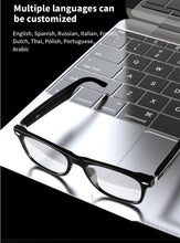 Lade das Bild in den Galerie-Viewer, Smarte AI-Übersetzerbrille | 3-in-1 Bluetooth-Headset mit Mikrofon, Echtzeitübersetzung in 144 Sprachen & Sprachassistent - [product_type - selley.de