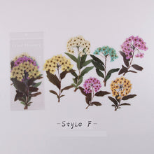 Lade das Bild in den Galerie-Viewer, Getrocknete Blumen Sticker für Dekorationen, Basteln und Bullet Journals - selley.de