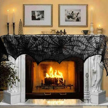 Lade das Bild in den Galerie-Viewer, Halloween Tischläufer aus Spitze - selley.de