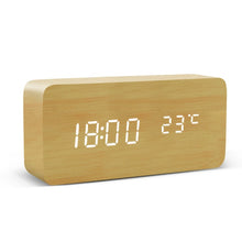 Lade das Bild in den Galerie-Viewer, Digitaler Wecker im Holzlook - [product_type - selley.de