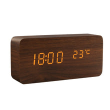 Lade das Bild in den Galerie-Viewer, Digitaler Wecker im Holzlook - [product_type - selley.de
