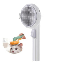 Lade das Bild in den Galerie-Viewer, Selbst reinigende Haustier-Bürste für Hund und Katze - selley.de