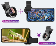 Lade das Bild in den Galerie-Viewer, Kamera Objektiv für Smartphones | 2 in 1 HD Super Weitwinkel & Makro - [product_type - selley.de