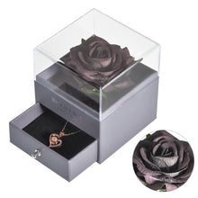 Lade das Bild in den Galerie-Viewer, Ewige Rose mit Schmuck | Geschenkbox zum Valentinstag - [product_type - selley.de
