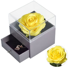 Lade das Bild in den Galerie-Viewer, Ewige Rose mit Schmuck | Geschenkbox zum Valentinstag - [product_type - selley.de
