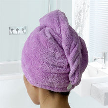 Lade das Bild in den Galerie-Viewer, Magischer Handtuch Turban aus Mikrofaser | Schnelles Trocknen & Pflege - [product_type - selley.de