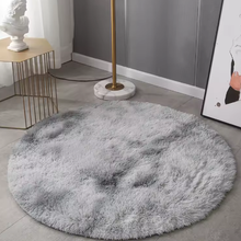 Lade das Bild in den Galerie-Viewer, Flauschiger runder Teppich | Fluffy Bubble Rug - selley.de

