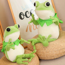 Lade das Bild in den Galerie-Viewer, Niedliches Frosch Kuscheltier mit Umhang | Zum Knuddeln, Verschenken &amp; Liebhaben!

