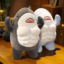 Lade das Bild in den Galerie-Viewer, Muskel-Hai Kuscheltier | Lustiges &amp; Starkes Kuscheltier mit Cartoon-Design - [product_type - selley.de
