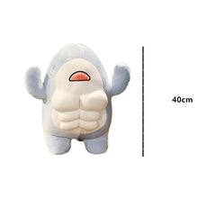 Lade das Bild in den Galerie-Viewer, Muskel-Hai Kuscheltier | Lustiges &amp; Starkes Kuscheltier mit Cartoon-Design - [product_type - selley.de
