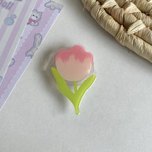 Lade das Bild in den Galerie-Viewer, 3D Blumen-Phone Grip | Transparenter Handyhalter &amp; Ständer in stilvollem Blumen-Design - [product_type - selley.de
