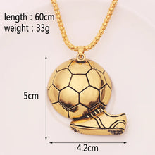 Lade das Bild in den Galerie-Viewer, Coole Streetstyle-Kette mit Fußball &amp; Schuh Design - [product_type - selley.de
