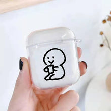 Lade das Bild in den Galerie-Viewer, Funny Man Case für AirPods | Lustiges Cartoon Silikon-Case - [product_type - selley.de
