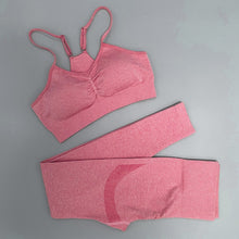 Lade das Bild in den Galerie-Viewer, Seamless Yoga Set für Damen | Leggings, Shorts und Top - [product_type - selley.de
