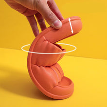 Lade das Bild in den Galerie-Viewer, Cozy Slides Slippers | Non Slide Cloud Sandals | Wolken Sandalen im Puffer Look - [product_type - selley.de
