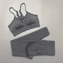 Lade das Bild in den Galerie-Viewer, Seamless Yoga Set für Damen | Leggings, Shorts und Top - [product_type - selley.de
