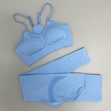Lade das Bild in den Galerie-Viewer, Seamless Yoga Set für Damen | Leggings, Shorts und Top - [product_type - selley.de
