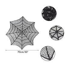 Lade das Bild in den Galerie-Viewer, Halloween Tischläufer aus Spitze - selley.de
