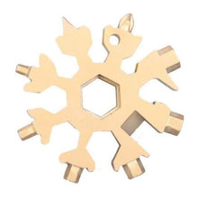 Lade das Bild in den Galerie-Viewer, Multitool "Snowflake" Schlüsselanhänger - selley.de
