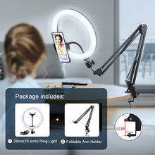 Lade das Bild in den Galerie-Viewer, Selfie Ringlicht mit Stativ - selley.de
