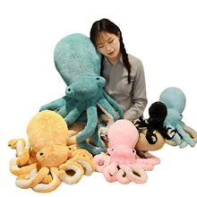 Lade das Bild in den Galerie-Viewer, XXL Oktopus Kuscheltier | 30-90 cm | Riesen Oktopus Kuscheltier - [product_type - selley.de

