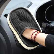 Lade das Bild in den Galerie-Viewer, Auto Wasch-Handschuh aus Cashmere Wolle - selley.de
