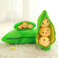 Lade das Bild in den Galerie-Viewer, Niedliche XXL Erbsen Kuscheltiere | Kawaii Plushies - selley.de
