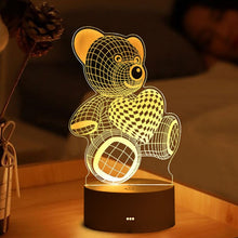 Lade das Bild in den Galerie-Viewer, 3D LED Lampe mit Valentinstags Motiven - [product_type - selley.de
