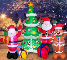 Lade das Bild in den Galerie-Viewer, Aufblasbarer 3D Weihnachtsdeko für Draußen mit LED - selley.de
