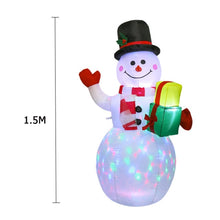 Lade das Bild in den Galerie-Viewer, Aufblasbarer 3D Weihnachtsdeko für Draußen mit LED - selley.de
