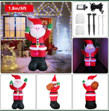 Lade das Bild in den Galerie-Viewer, Aufblasbarer 3D Weihnachtsdeko für Draußen mit LED - selley.de
