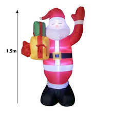 Lade das Bild in den Galerie-Viewer, Aufblasbarer 3D Weihnachtsdeko für Draußen mit LED - selley.de
