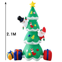Lade das Bild in den Galerie-Viewer, Aufblasbarer 3D Weihnachtsdeko für Draußen mit LED - selley.de
