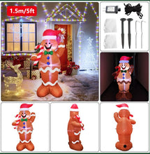 Lade das Bild in den Galerie-Viewer, Aufblasbarer 3D Weihnachtsdeko für Draußen mit LED - selley.de
