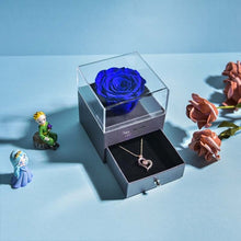 Lade das Bild in den Galerie-Viewer, Ewige Rose mit Schmuck | Geschenkbox zum Valentinstag - [product_type - selley.de
