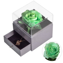 Lade das Bild in den Galerie-Viewer, Ewige Rose mit Schmuck | Geschenkbox zum Valentinstag - [product_type - selley.de

