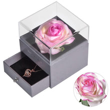 Lade das Bild in den Galerie-Viewer, Ewige Rose mit Schmuck | Geschenkbox zum Valentinstag - [product_type - selley.de
