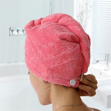 Lade das Bild in den Galerie-Viewer, Magischer Handtuch Turban aus Mikrofaser | Schnelles Trocknen &amp; Pflege - [product_type - selley.de
