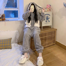 Lade das Bild in den Galerie-Viewer, Hasen Pjyama Onesie Kigurumi | Kuschelig &amp; Bequem - [product_type - selley.de
