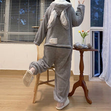 Lade das Bild in den Galerie-Viewer, Hasen Pjyama Onesie Kigurumi | Kuschelig &amp; Bequem - [product_type - selley.de
