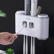 Lade das Bild in den Galerie-Viewer, Automatisches Zahnpasta-Spender-Set mit Wandhalterung | die smarte Bad Ausstattung - [product_type - selley.de
