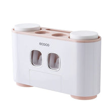 Lade das Bild in den Galerie-Viewer, Automatisches Zahnpasta-Spender-Set mit Wandhalterung | die smarte Bad Ausstattung - [product_type - selley.de

